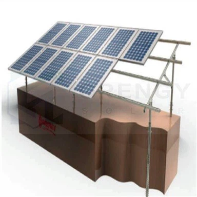 Pælemonteringssystem med dobbeltstænger