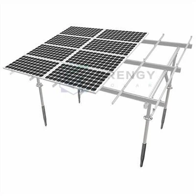 Solar jordmonteringsreolsystem