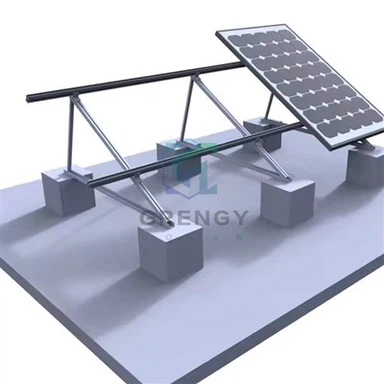 Betonblok Solar Ground Montering Frame System