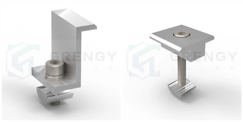 solar clamps  for ballast PV racking