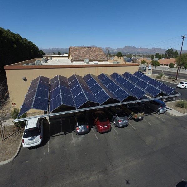 solar carport structure