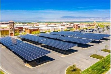 Varmgalvaniseret solenergi carport