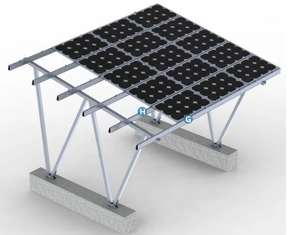 Hot Dipped Galvanized Solar Power Carport