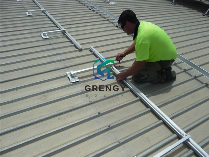 Adjustable Tripod System Tin Roof Metal Rooftop