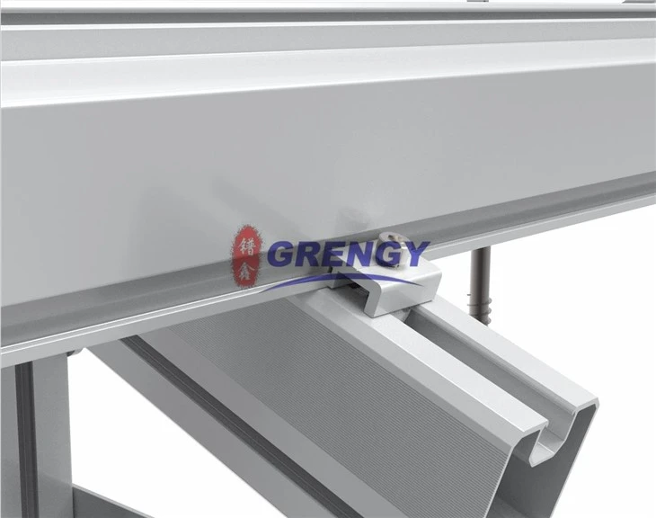 Aluminum Solar Mounting Ground Pv Module Support Racking / Structure