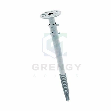 Adjustable Solar Ground Screw Piling Systems