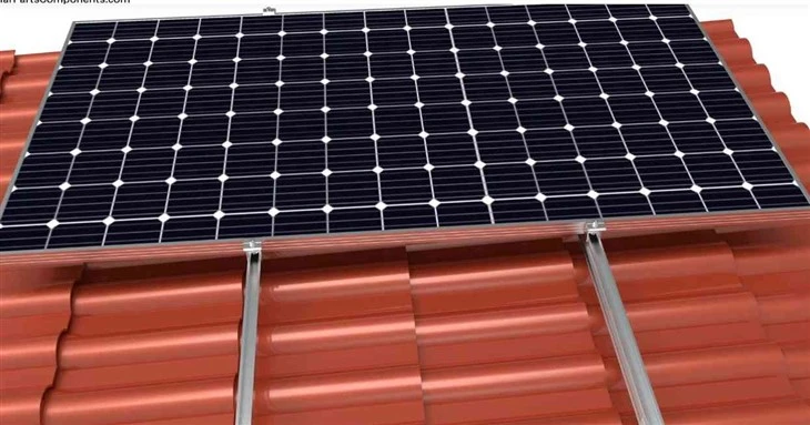 Adjustable Solar Tile Roof Hook Mount