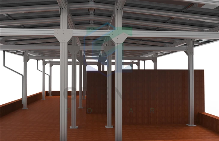 Aluminum Solar Canopy Mounting System factory