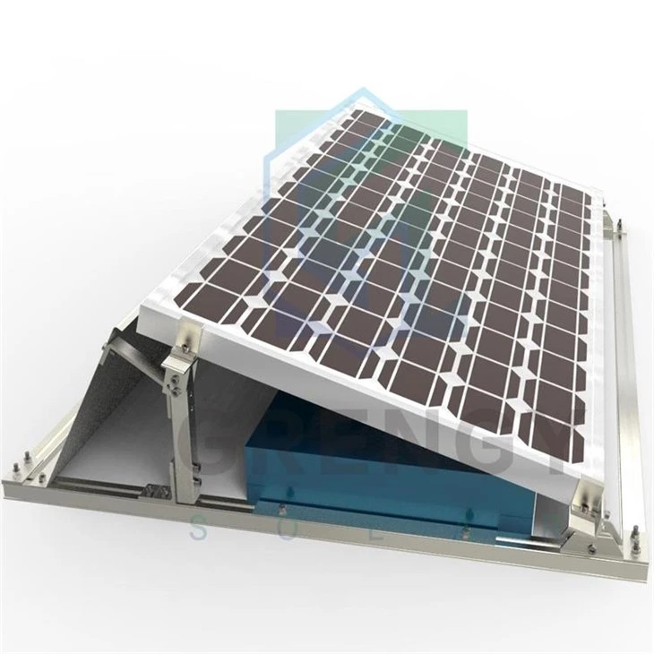 Fladt tag -pv -monteringssystemer