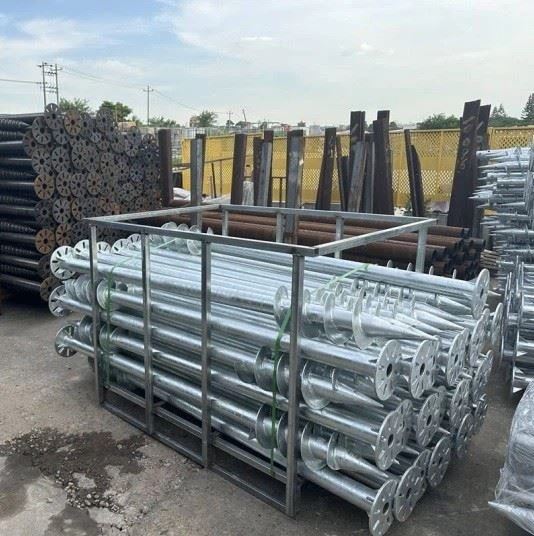 Galvanized No-Dig Solar Ground Anchors high quality