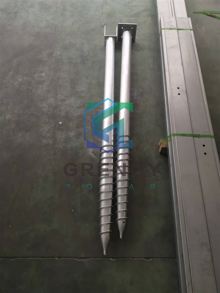 screws without dig for the build foundation