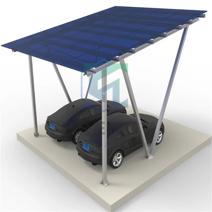 Bolig solcellepanel carport