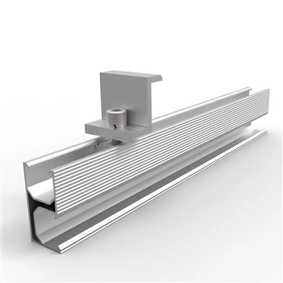 Aluminium solar profil til solpanel monteringsskinne