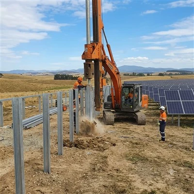 PV Jordmontering rammestolpe