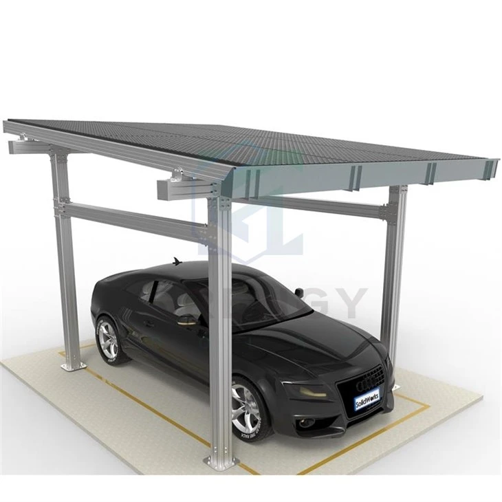 Solpanel carport struktur