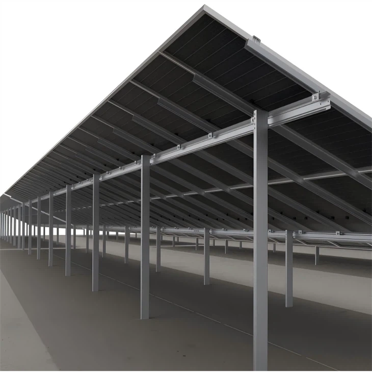 ZAM Belagt stål Solar Rack Jordmontering